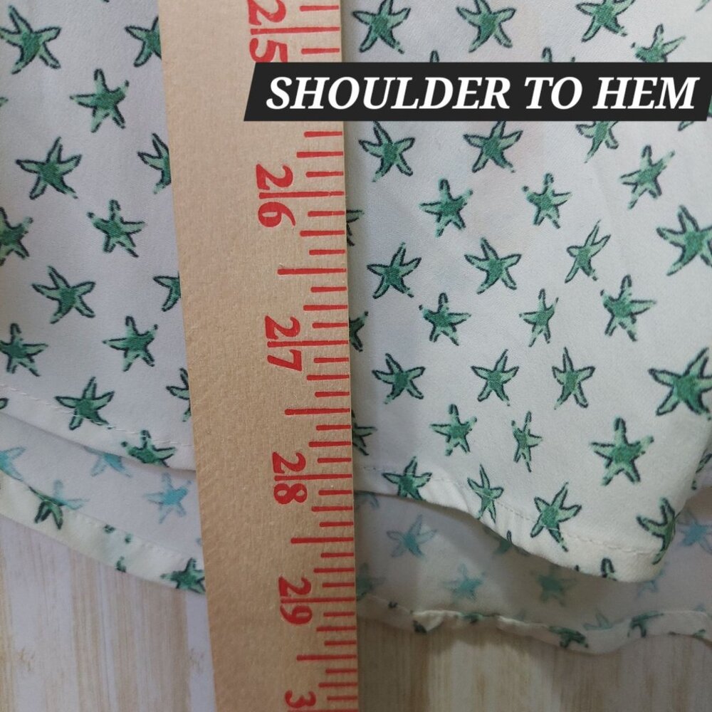 Bonobos Men's Slim Fit Shirt Starfish Print Size Large Stretch/Lightweight - Picture 9 of 10